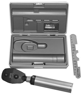 Офтальмоскоп Heine Beta 200 3,5В (офтальмоскоп, аккумуляторная рукоятка, запасная лампа, кейс)